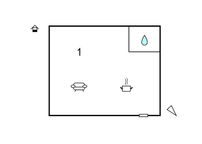 1 Bedroom Beautiful In 公寓